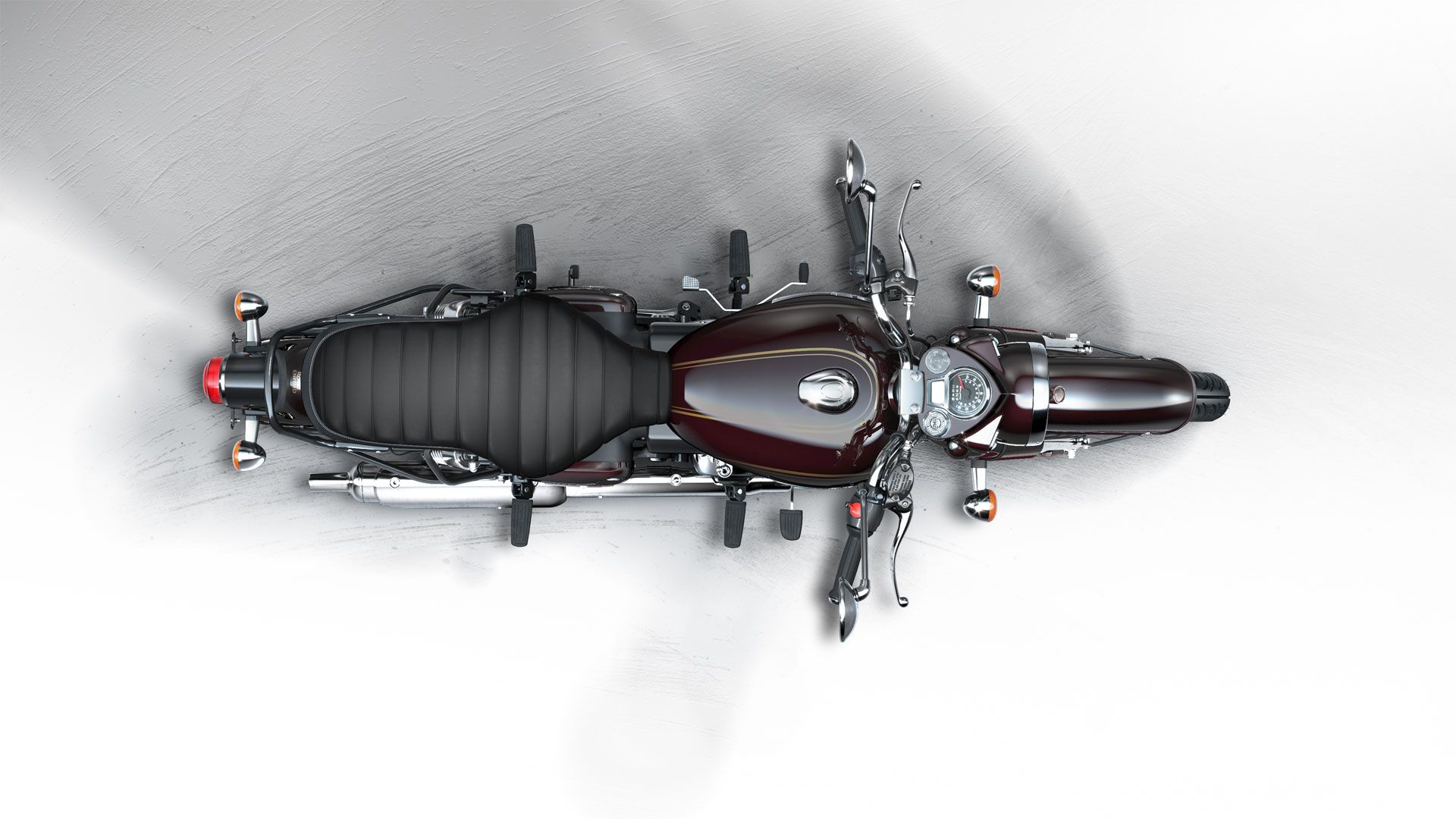 Royal Enfield Bullet 350 2023 Maroon Estudio (6)