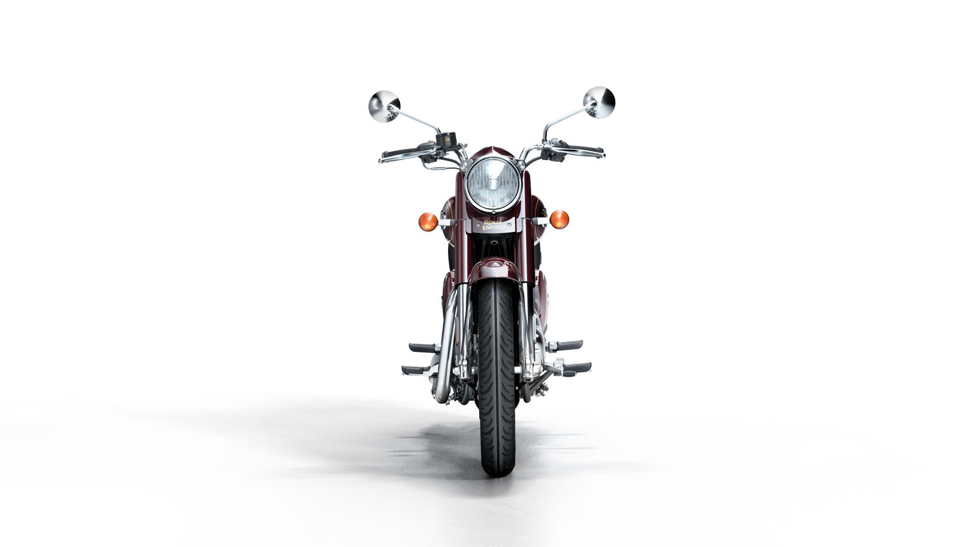 Royal Enfield Bullet 350 2023 Maroon Estudio (7)