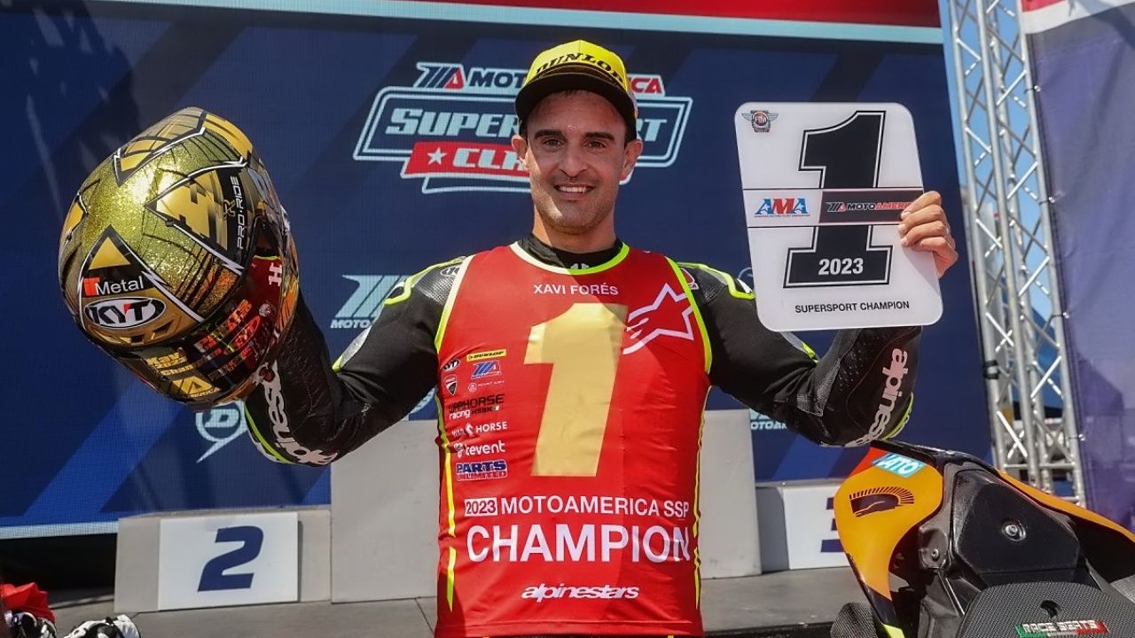 Xavi Forés es el campeón del MotoAmerica Supersport 2023