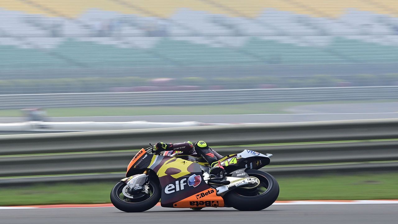 Tony Arbolino ha sido el más rápido del viernes en la categoría de Moto2 en India.
