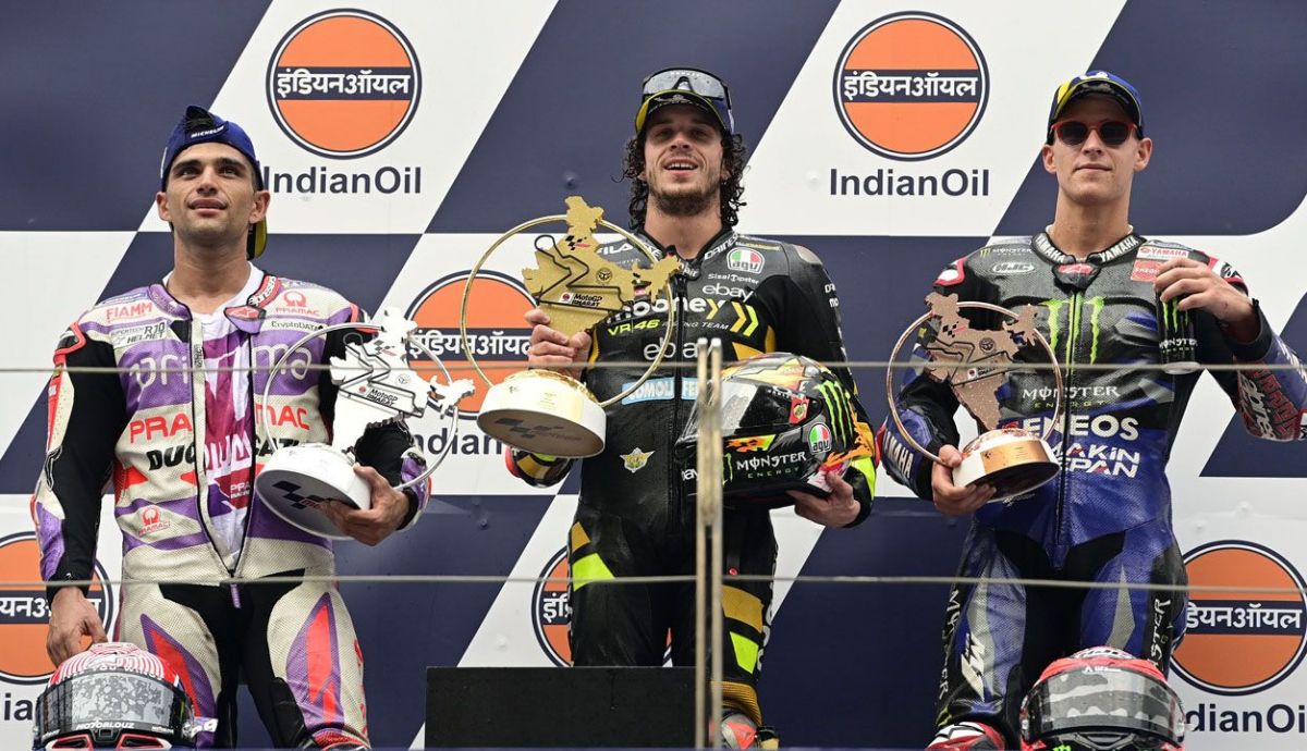 podio motogp india podio motogp india