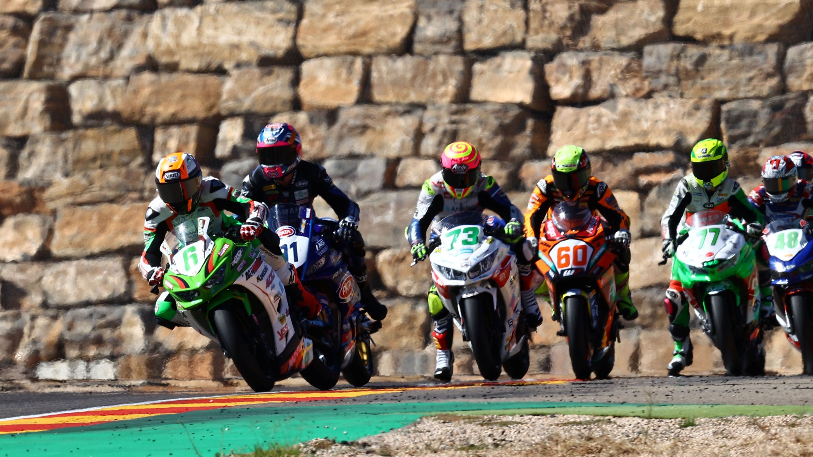 Jeffrey Buis, Matteo Vannucci, José Luis Pérez, Dirk Geiger, Pepe Osuna y Julio García