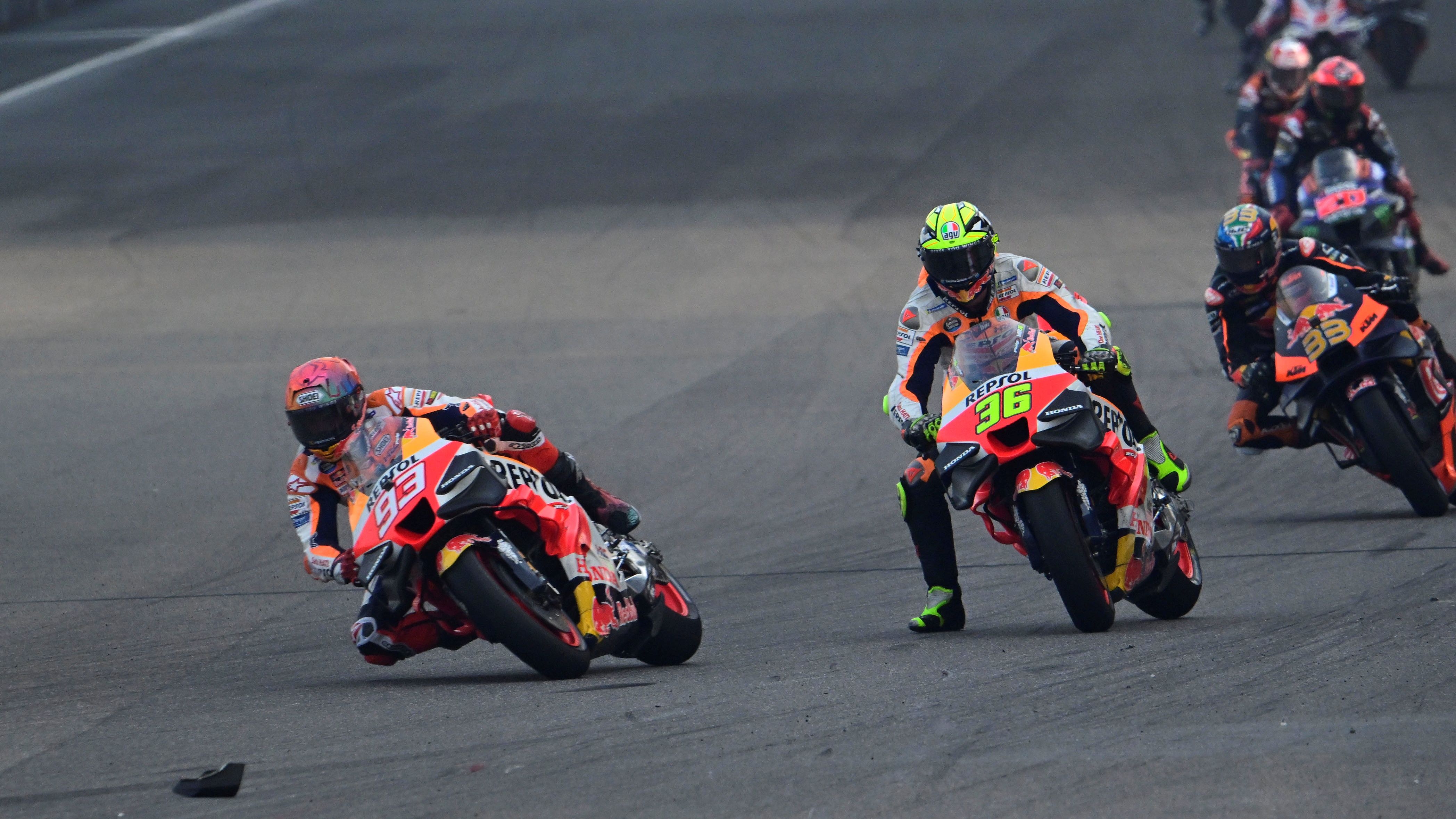 Las Honda oficiales tuvieron en India el mejor día de todo MotoGP 2023