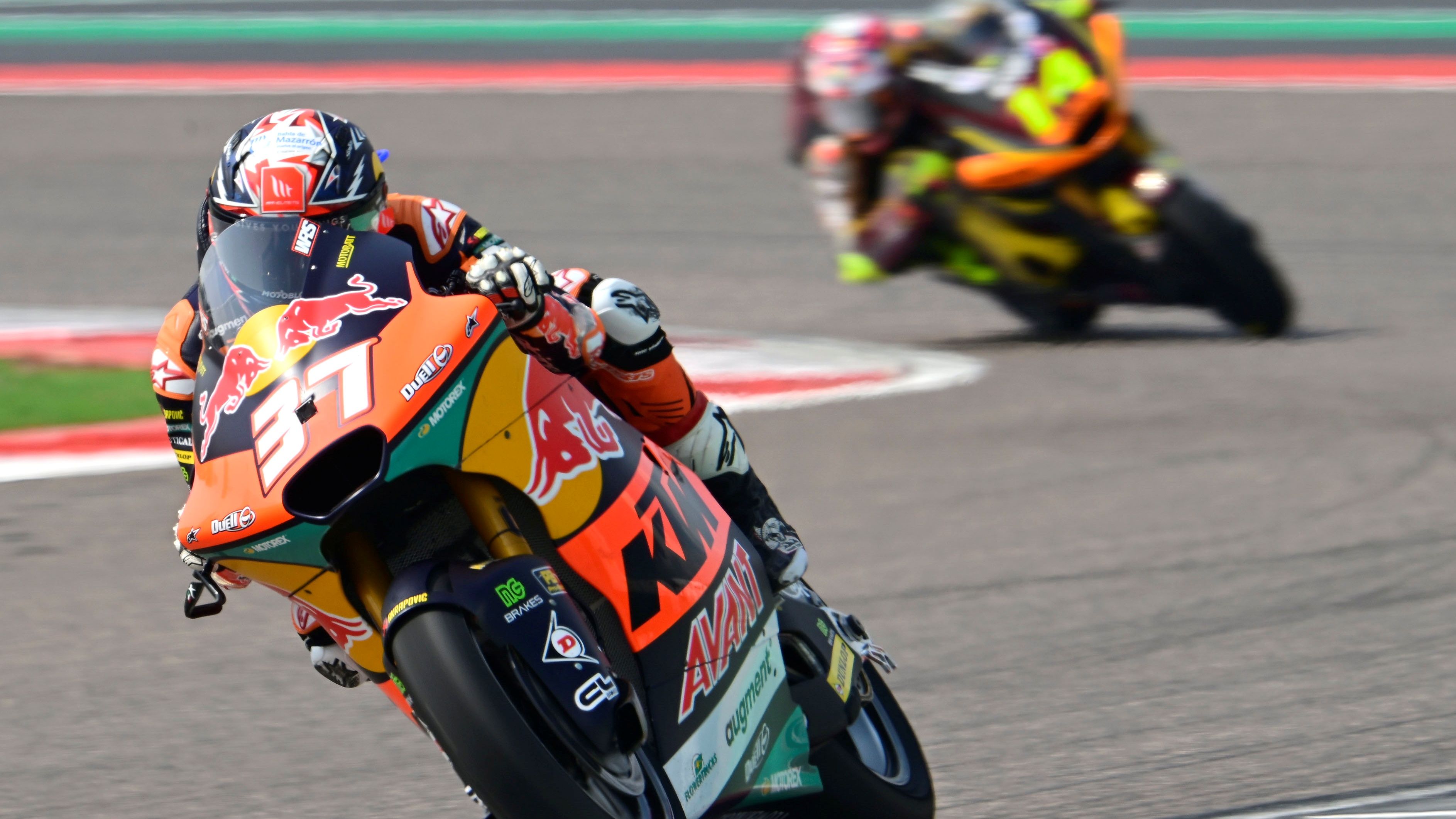Pedro Acosta se va de Tony Arbolino, Moto2 India 2023