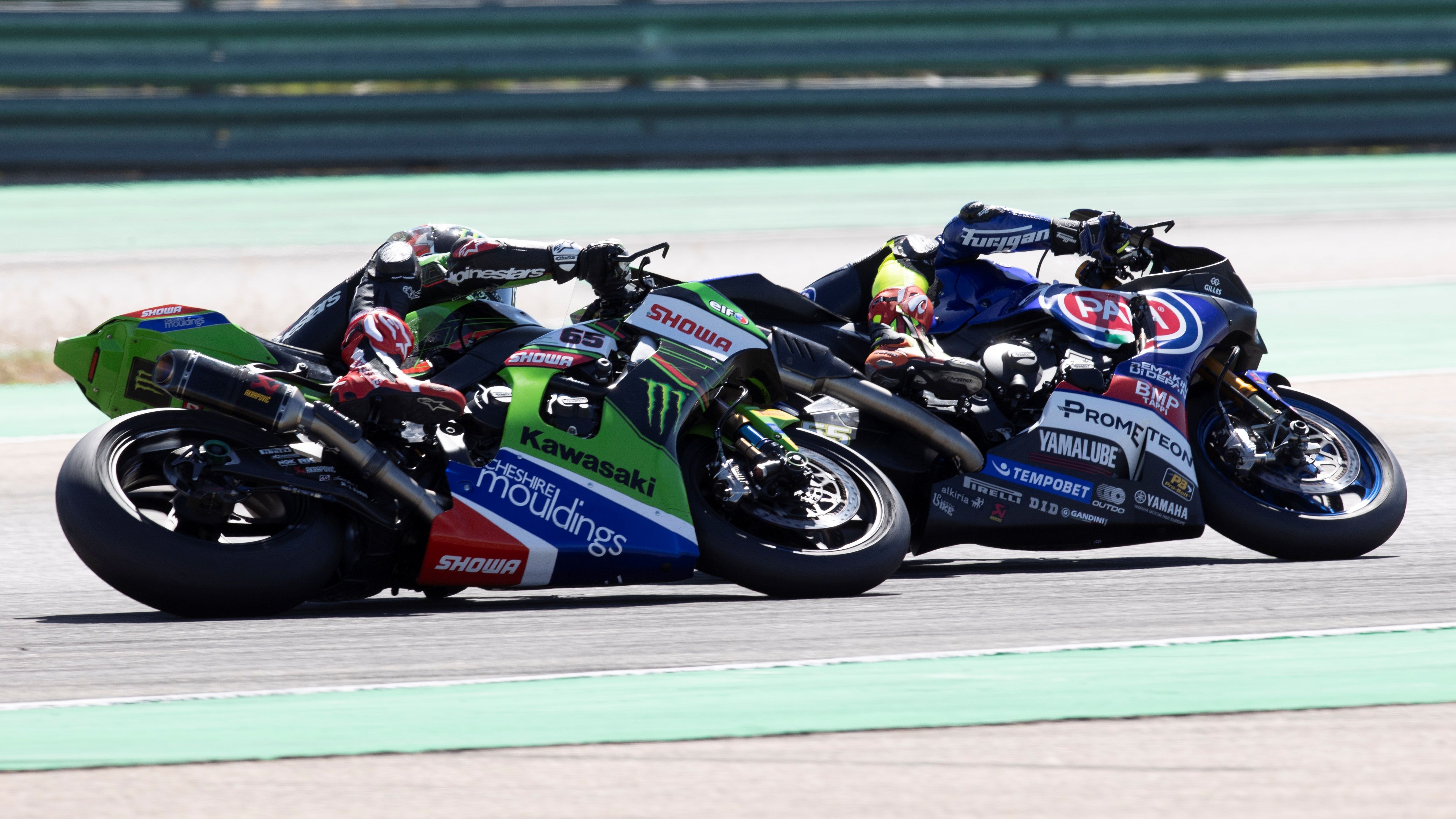Andrea Locatelli por dentro de Jonathan Rea, WSBK Motorland 2023