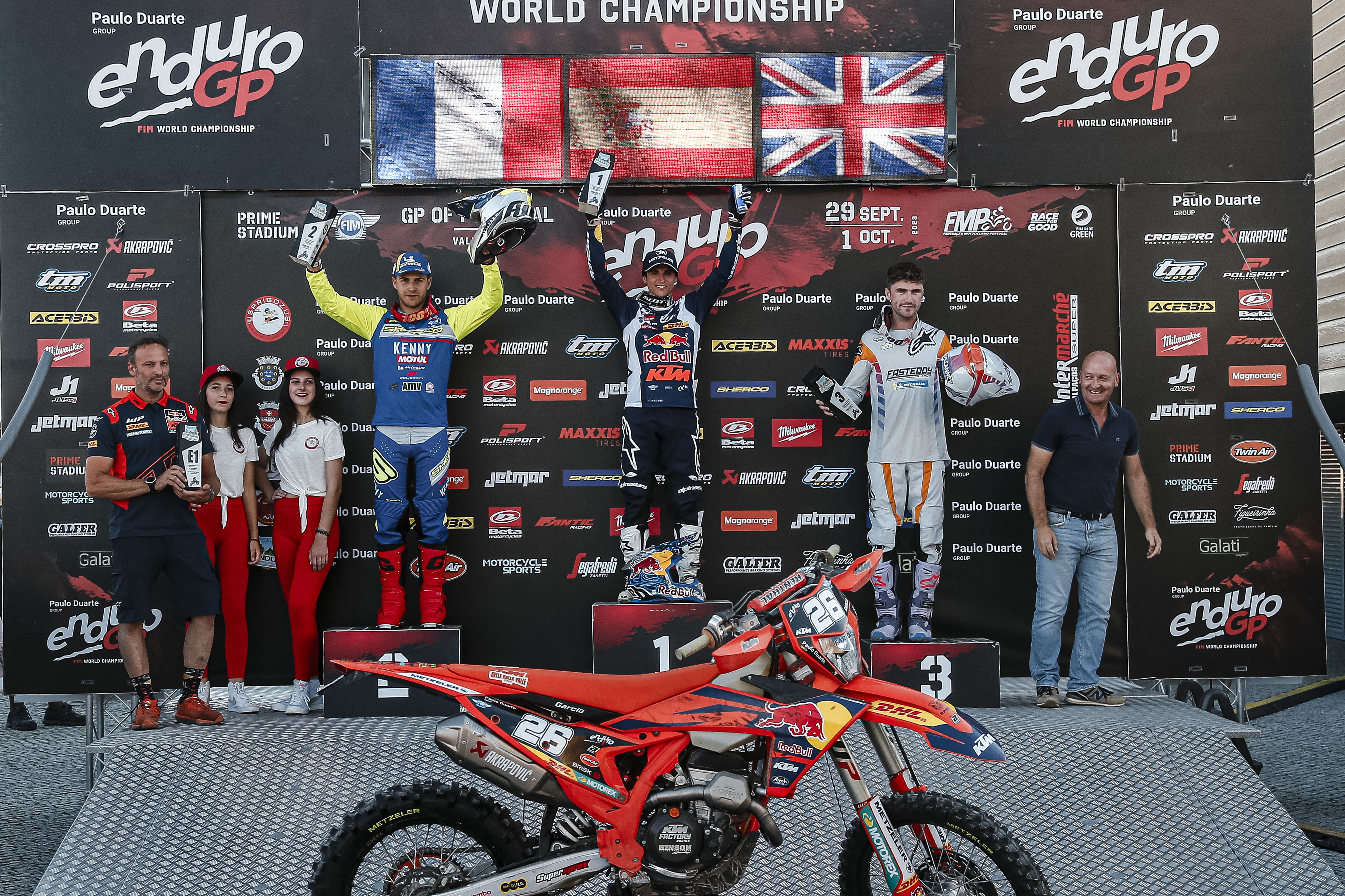 podium e1 EnduroGP Portugal 1 