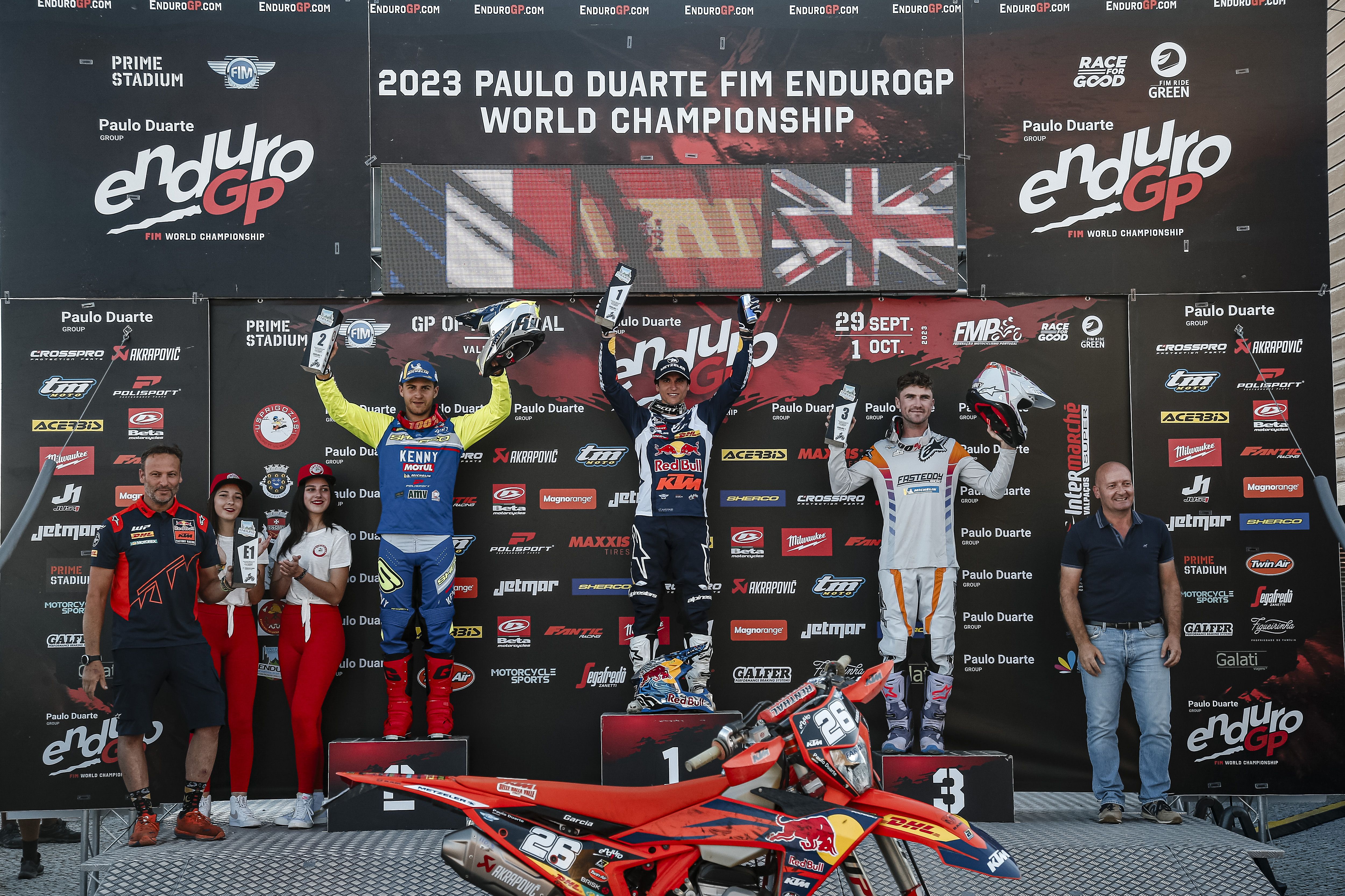 podium e1 EnduroGP Portugal 1 