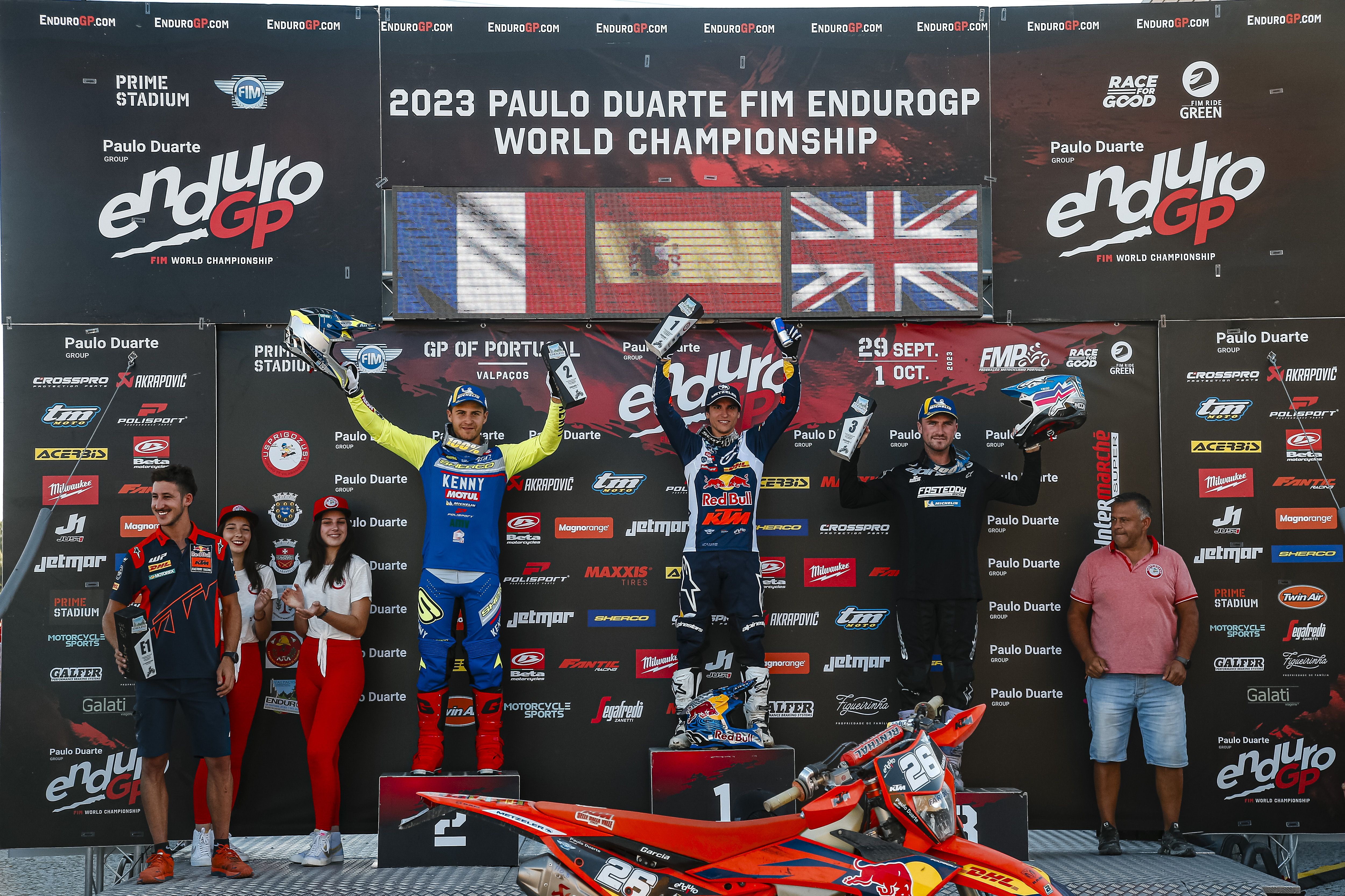 podium e1 EnduroGP Portugal 1 