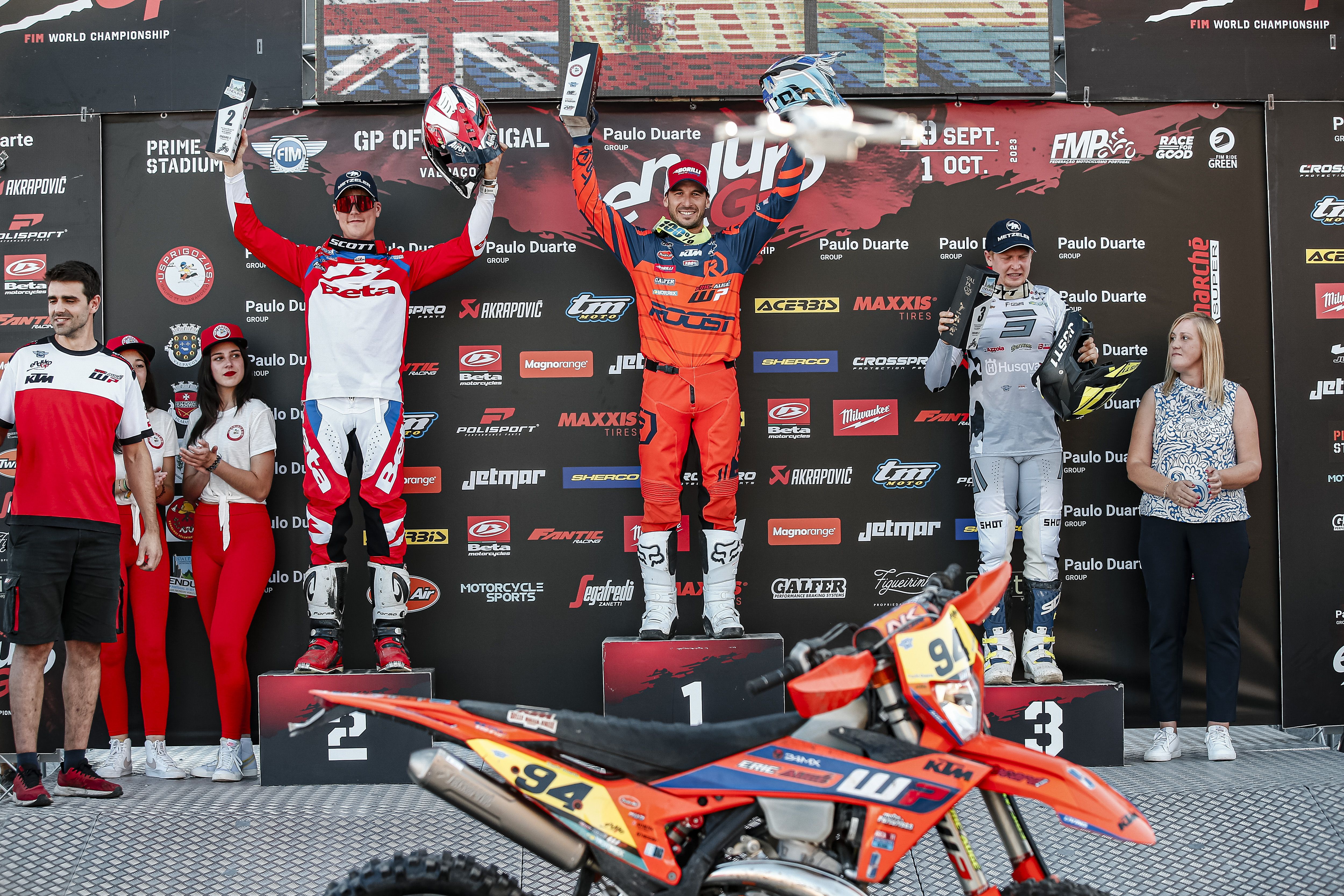 podium e3 EnduroGP Portugal 1 