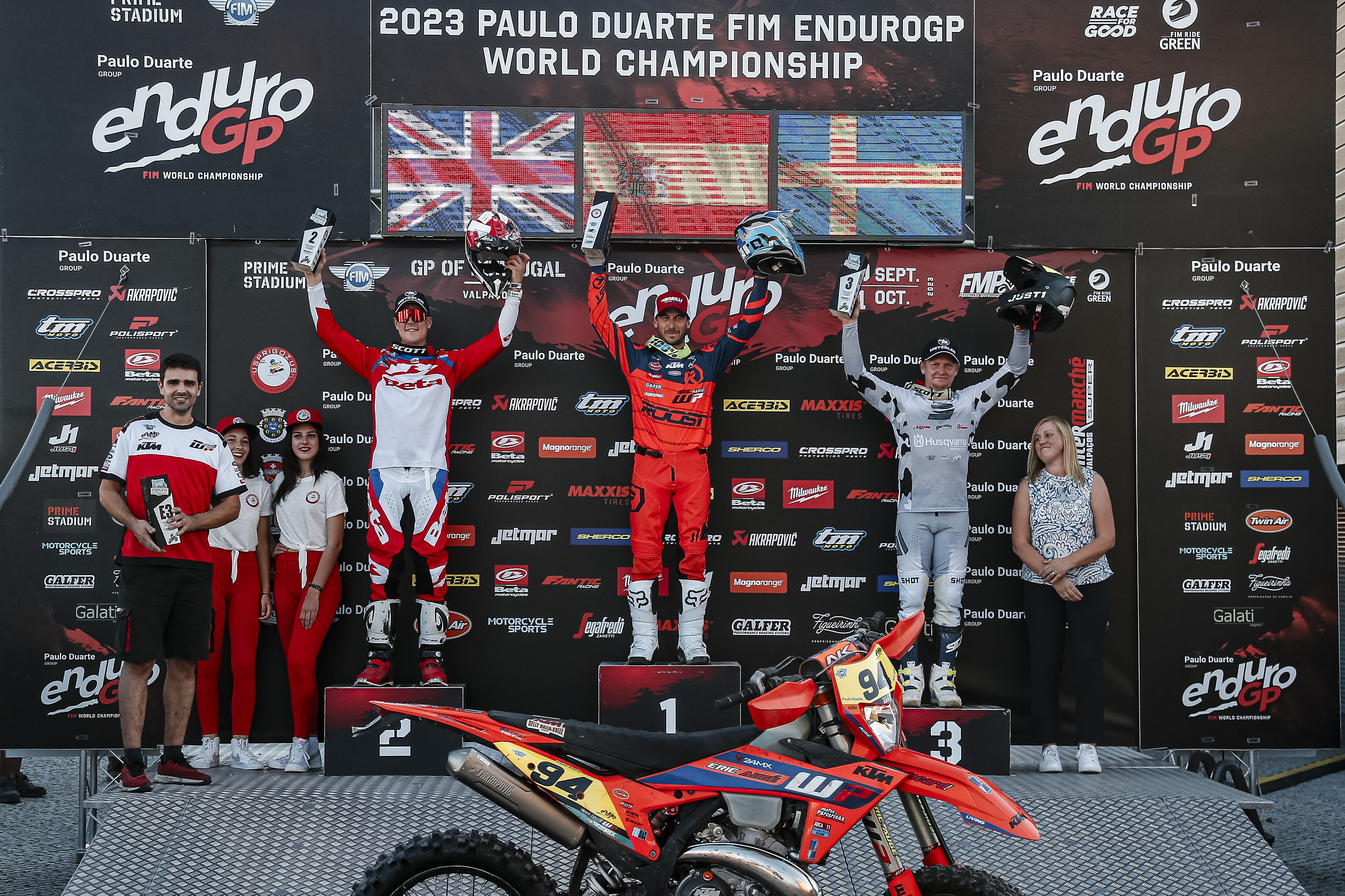 podium e3 EnduroGP Portugal 1 