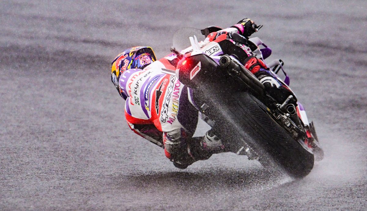 Jorge Martín trazando en lluvia, MotoGP Japón 2023