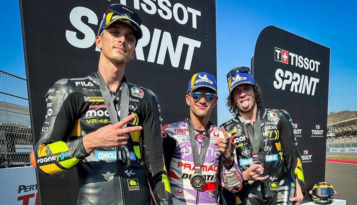 podio sprint motogp indonesia
