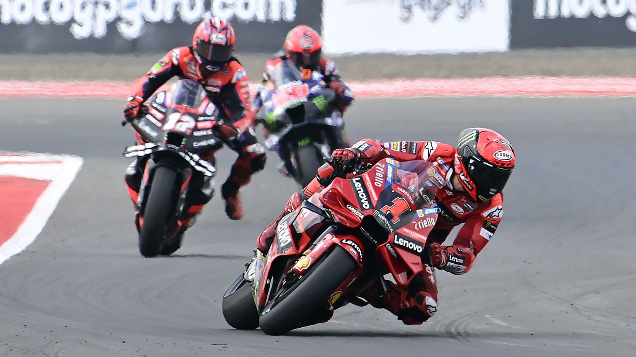 Victoria balsámica de Pecco Bagnaia en la carrera de Indonesia.
