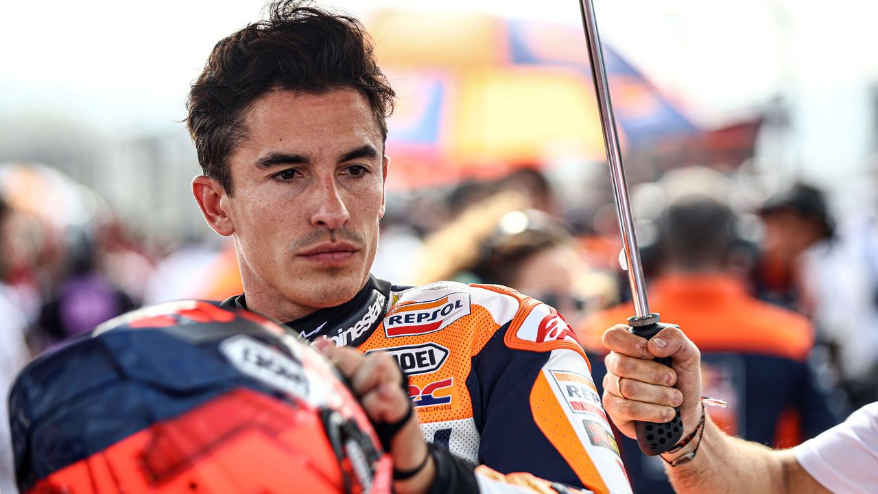 Marc Márquez da un paso atrás en Indonesia y se va sin puntos en su casillero.