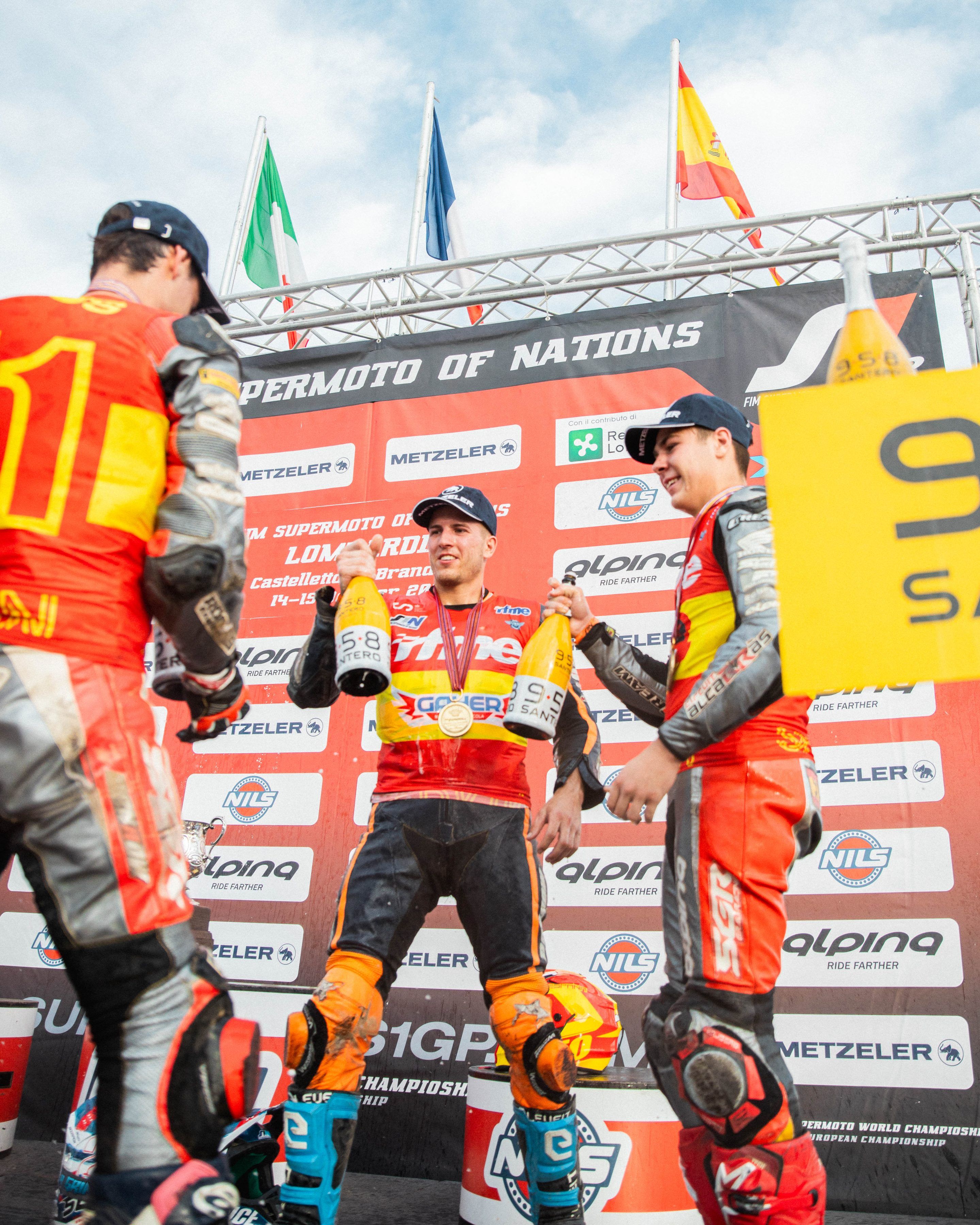 Fotos Supermoto de las Naciones 2023. España, tercera.