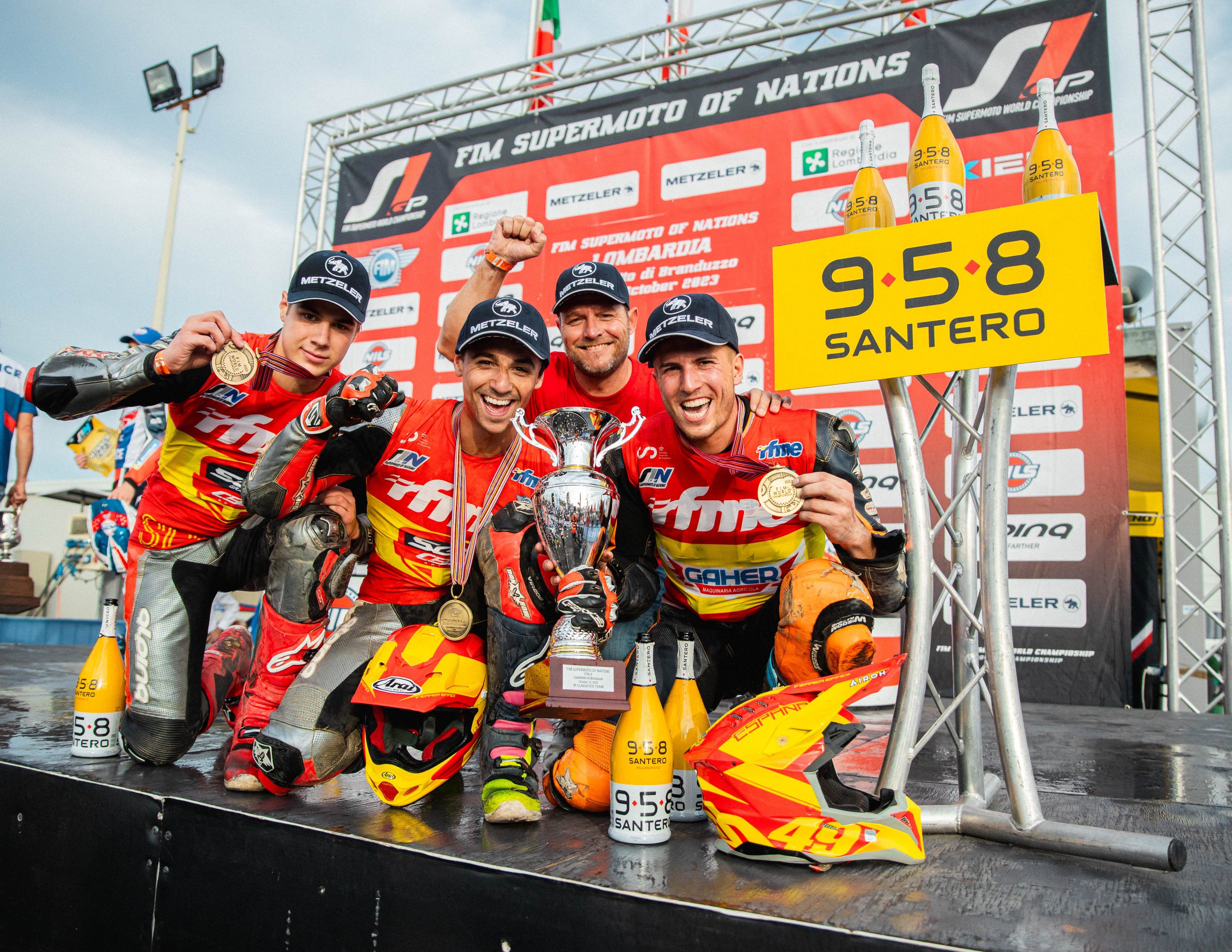 Fotos Supermoto de las Naciones 2023. España, tercera.