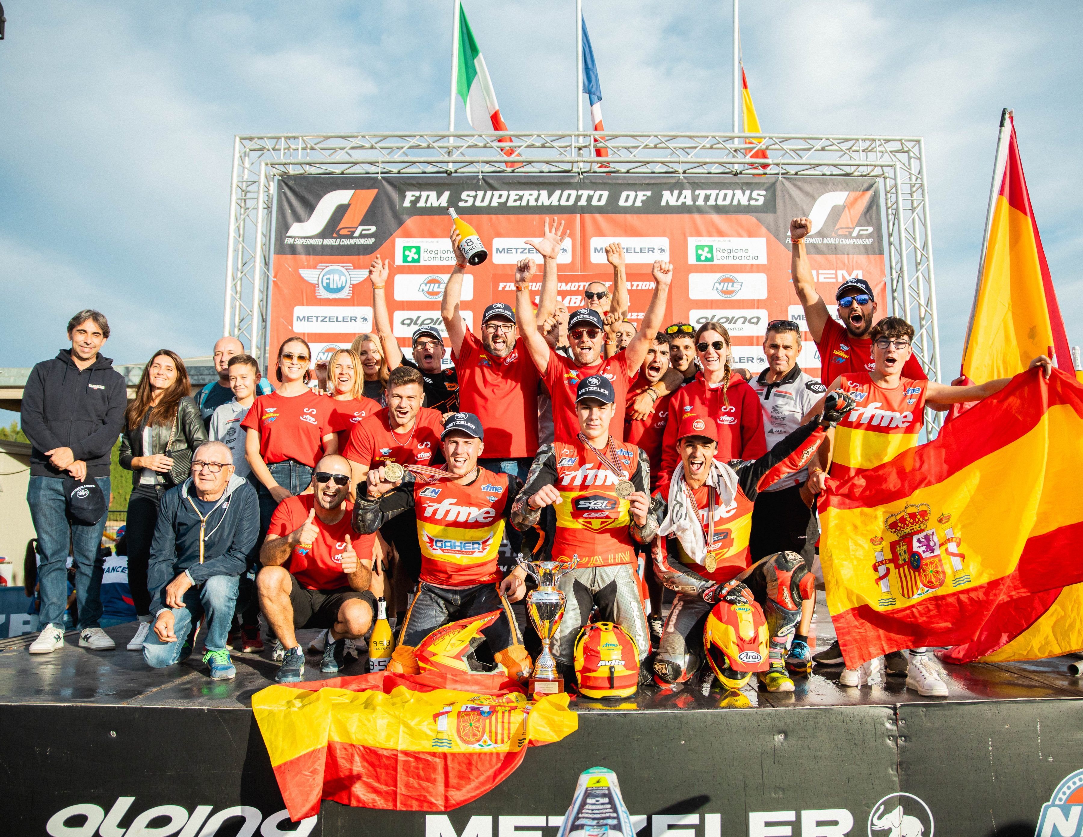 Fotos Supermoto de las Naciones 2023. España, tercera.