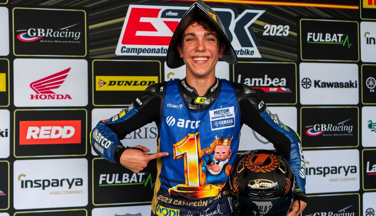 Gonzalo Sánchez es el campeón de España de Supersport 300 Gonzalo Sánchez es el campeón de España de Supersport 300