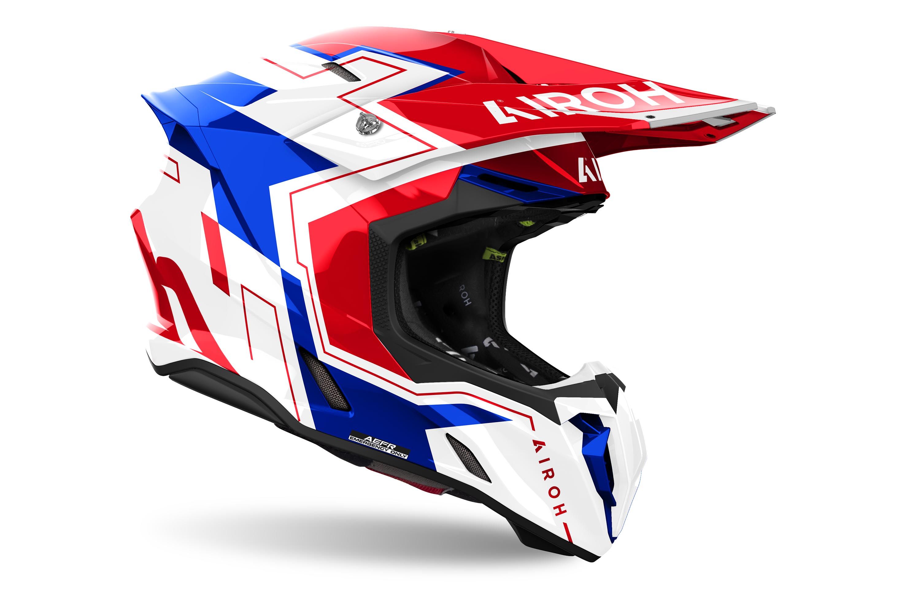 AIROH TWIST 3.0 DIZZY BLUE RED GLOSS A