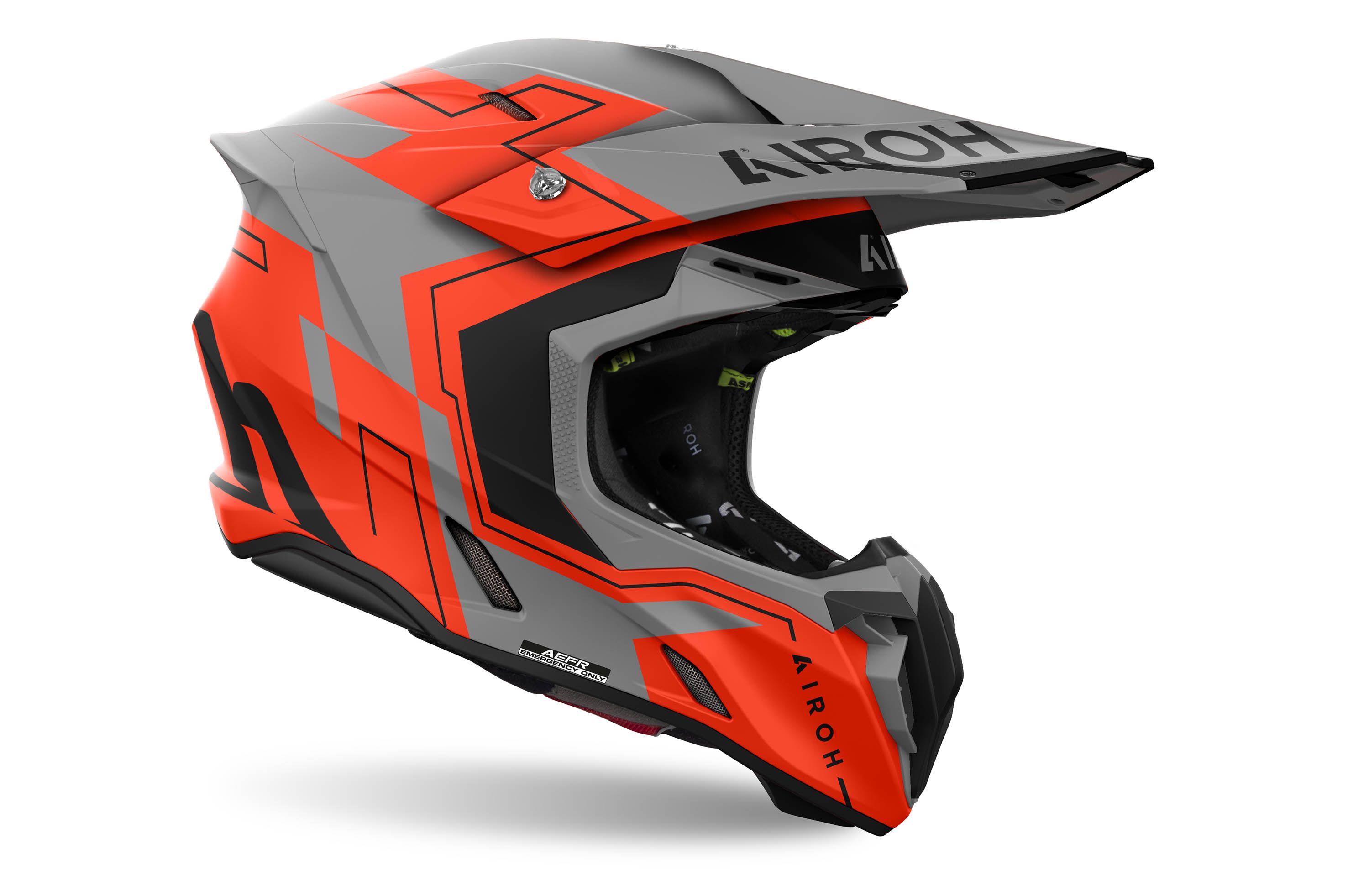 AIROH TWIST 3.0 DIZZY ORANGE FLUO MATT A