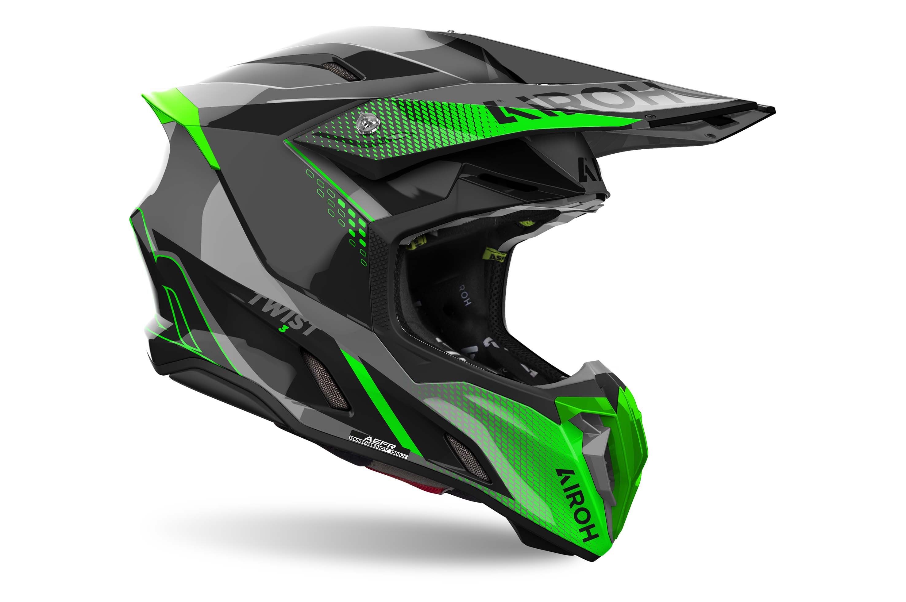 AIROH TWIST 3.0 Shard Green Gloss A