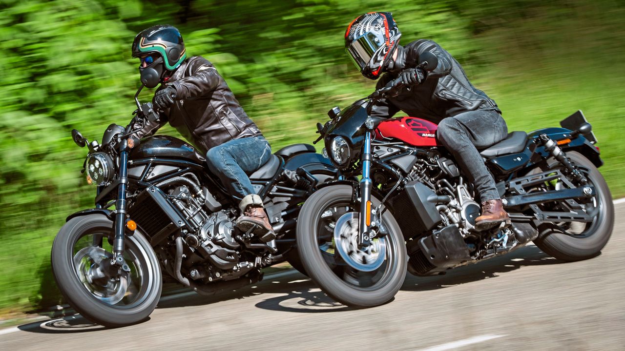 Comparativa custom Harley Davidson Nightster Honda CMX 1100 Rebel