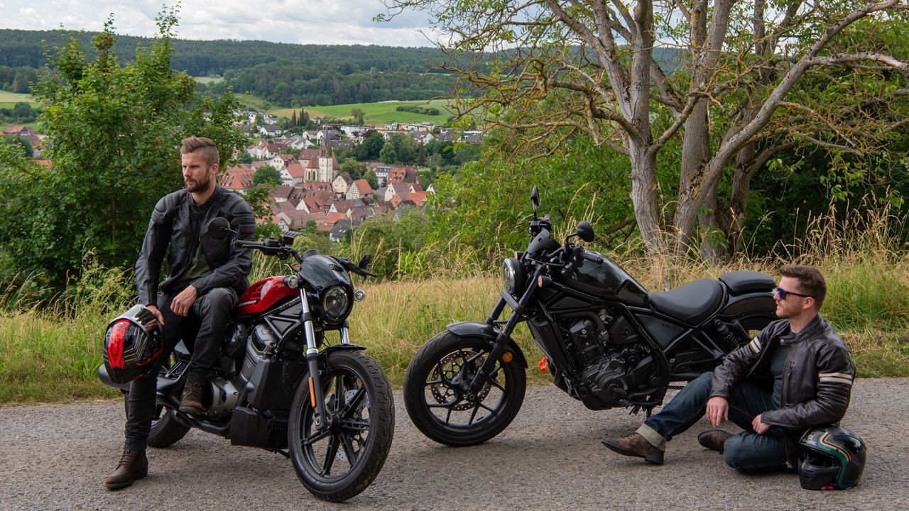 Comparativa custom Harley Davidson Nightster Honda CMX 1100 Rebel