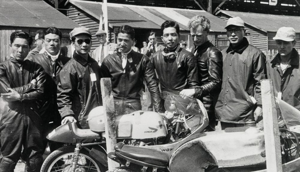 El equipo Honda en 1959.
