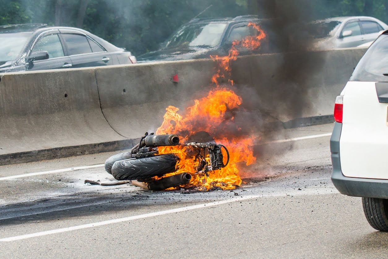 Cobertura de incendio en el seguro de la moto