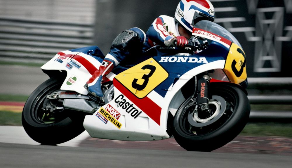 Freddie Spencer y la Honda NS500. Freddie Spencer y la Honda NS500.