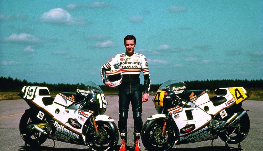 Freddie Spencer, doble campeón en 1985. Freddie Spencer, doble campeón en 1985.