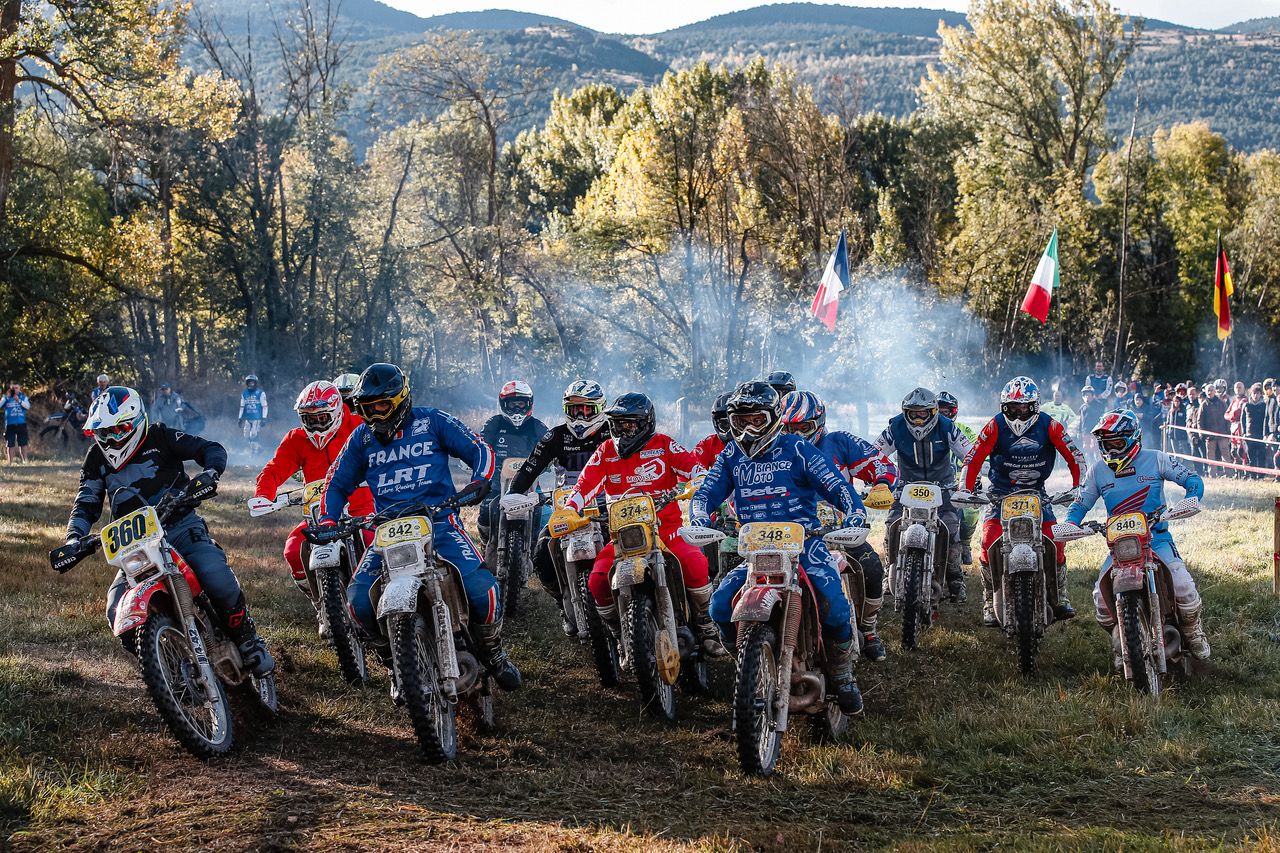 Enduro FIM Vintage Veteran Trophy, La Cerdanya. Italia gana en Trofeo. España, séptima