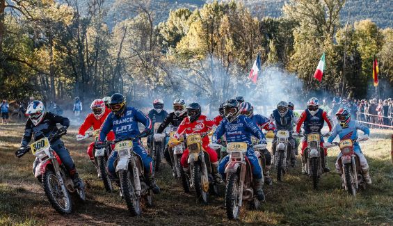 Trofeo Veteran Enduro FIM Vintage, La Certanya.  Italia Ca…