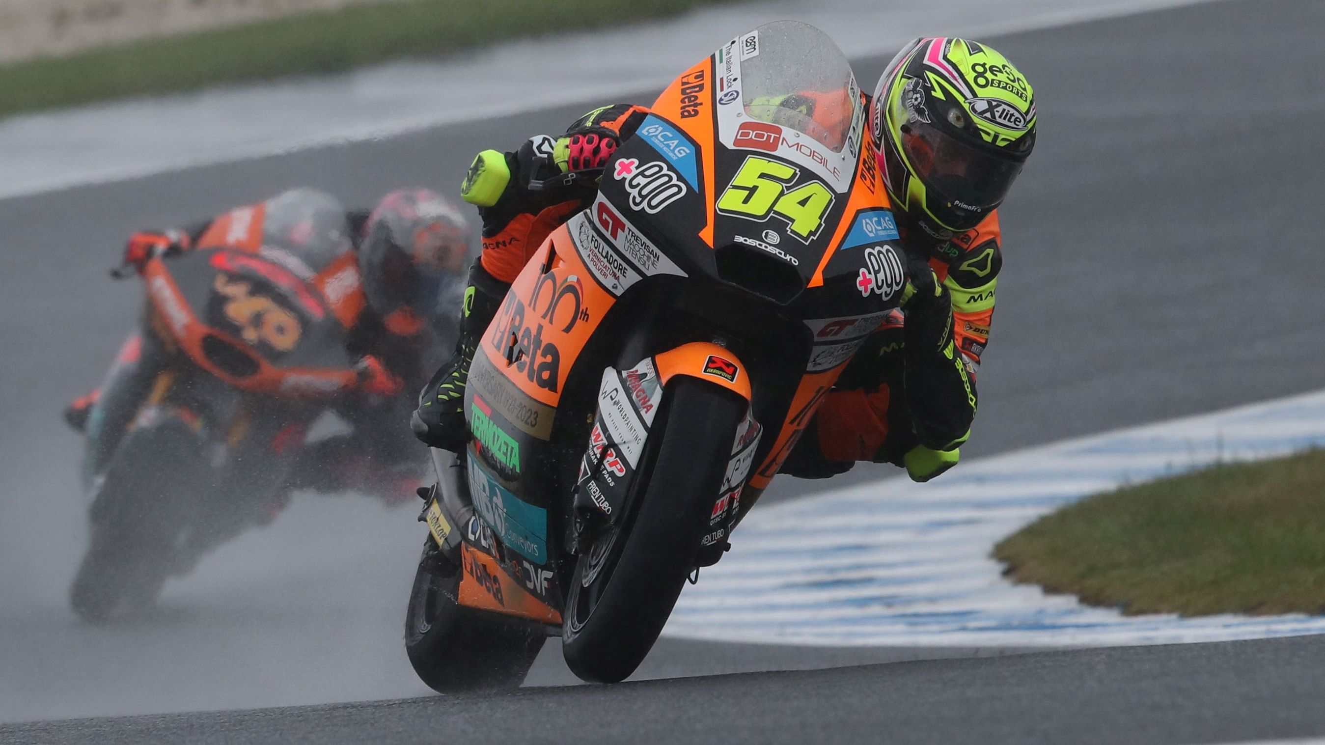 Fermín Aldeguer por delante de Arón Canet, Moto2 Phillip Island 2023