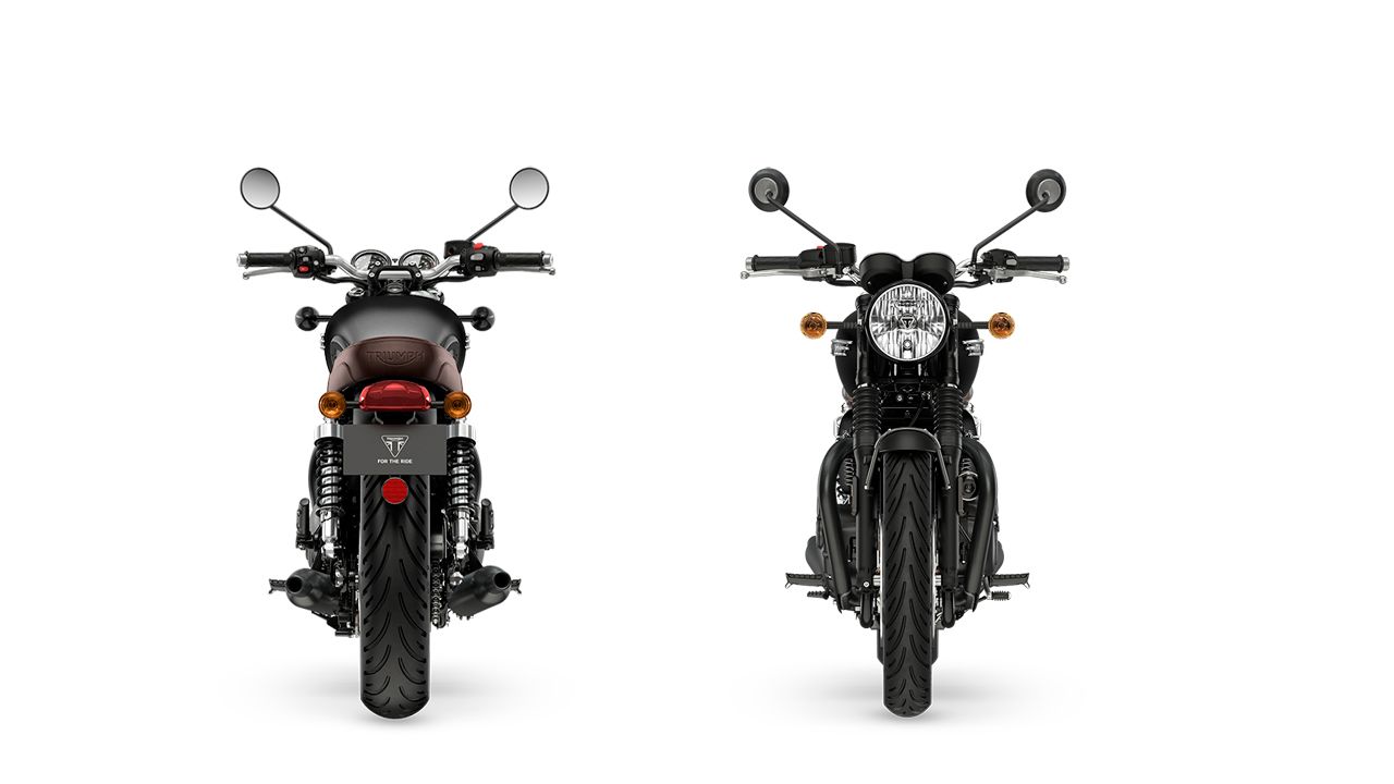 Triumph Bonneville T120 Black Silver Stealth Edition 2024