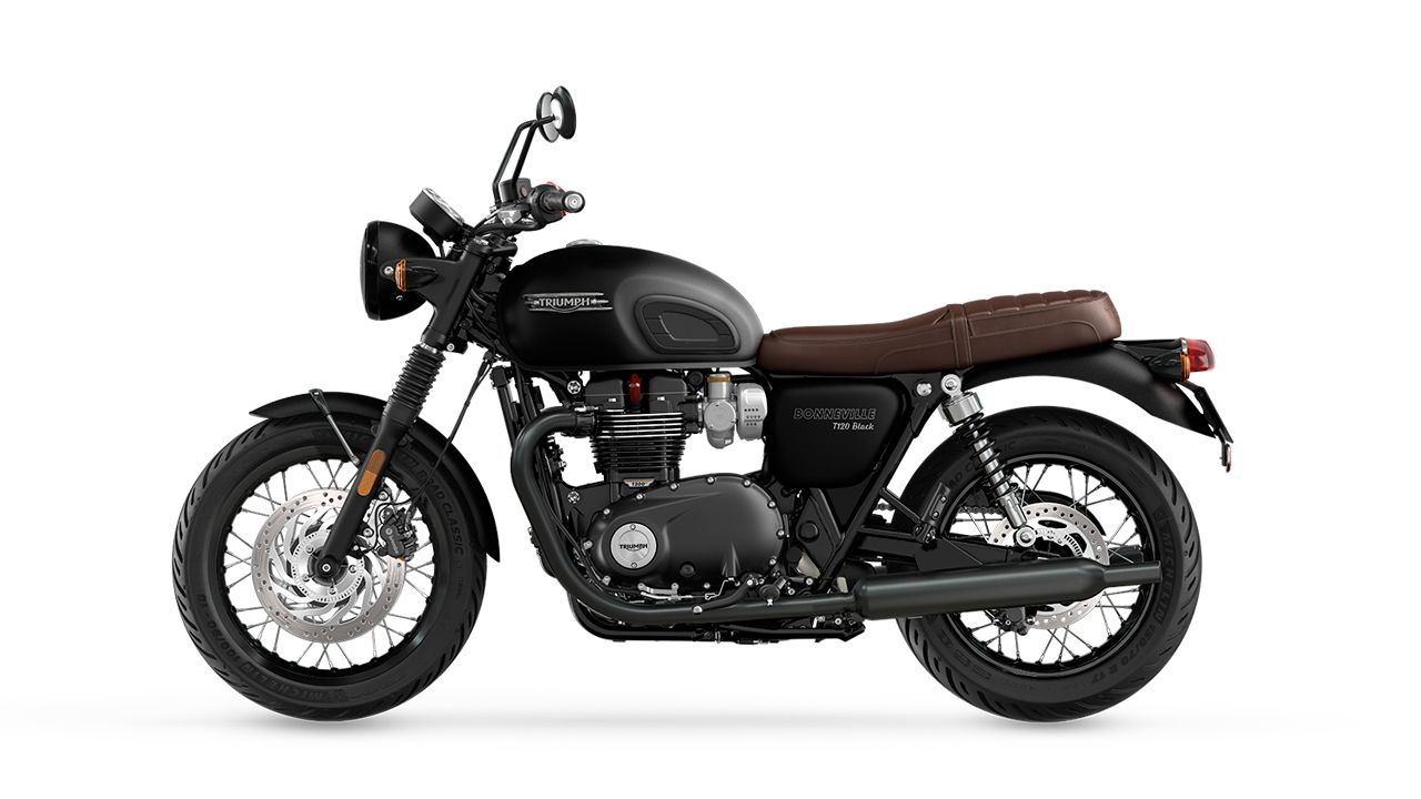 Triumph Bonneville T120 Black Silver Stealth Edition 2024