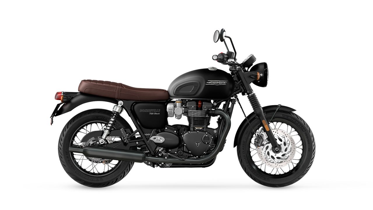 Triumph Bonneville T120 Black Silver Stealth Edition 2024