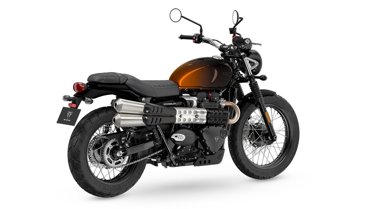 Triumph Scrambler Orange Stealth Edition 2024