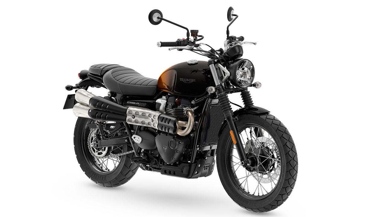 Triumph Scrambler Orange Stealth Edition 2024