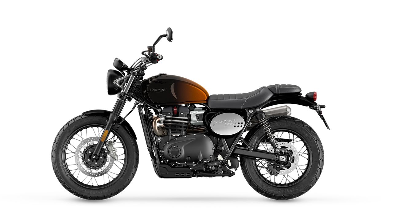 Triumph Scrambler Orange Stealth Edition 2024