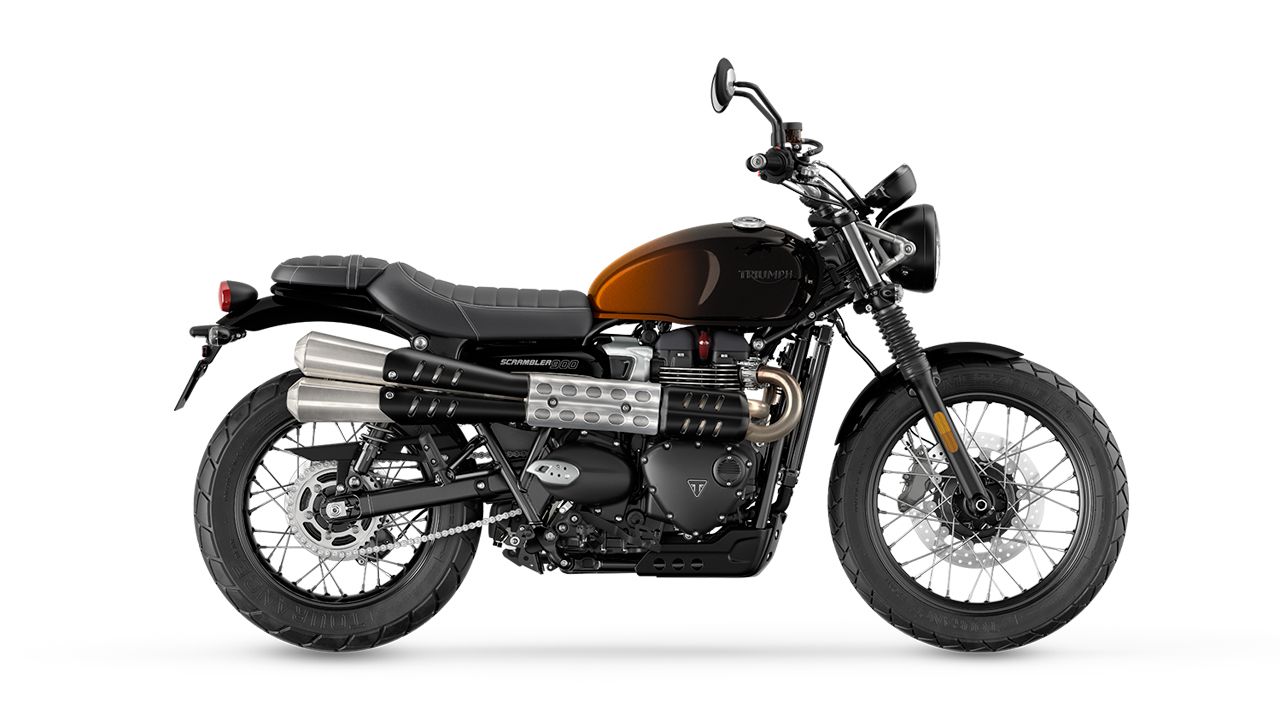 Triumph Scrambler Orange Stealth Edition 2024