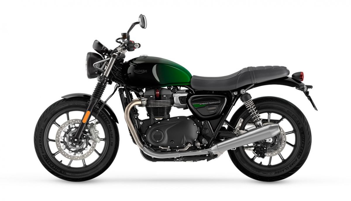 Triumph Speed Twin 900 Green Stealth Edition 2024 Triumph Speed Twin 900 Green Stealth Edition 2024