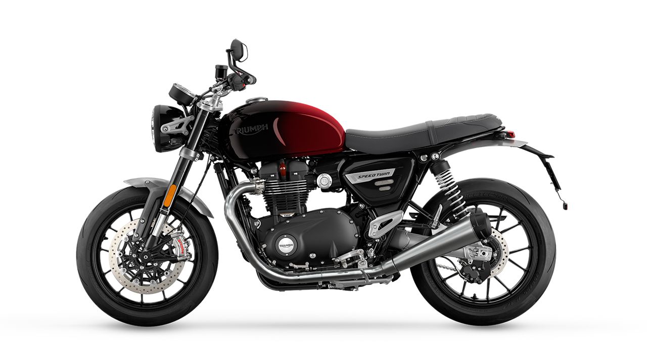 Triumph Speed Twin 1200 Red Stealth Edition