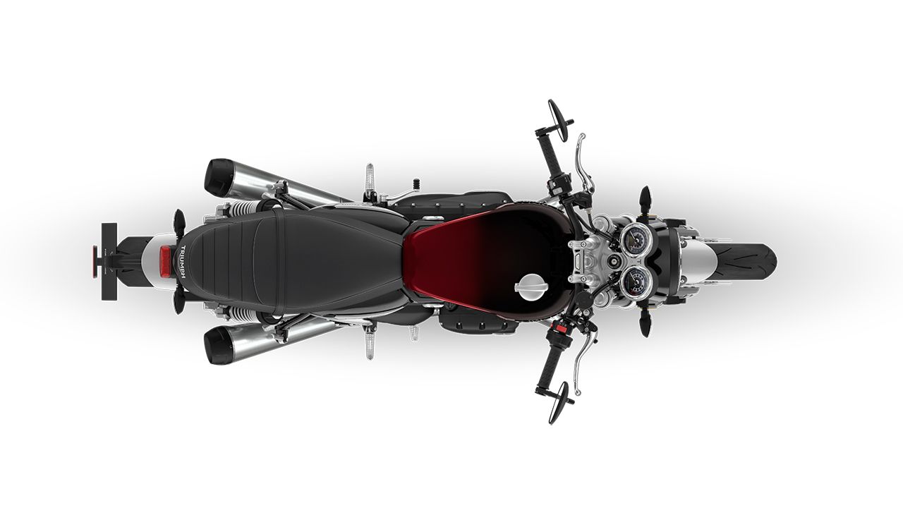 Triumph Speed Twin 1200 Red Stealth Edition