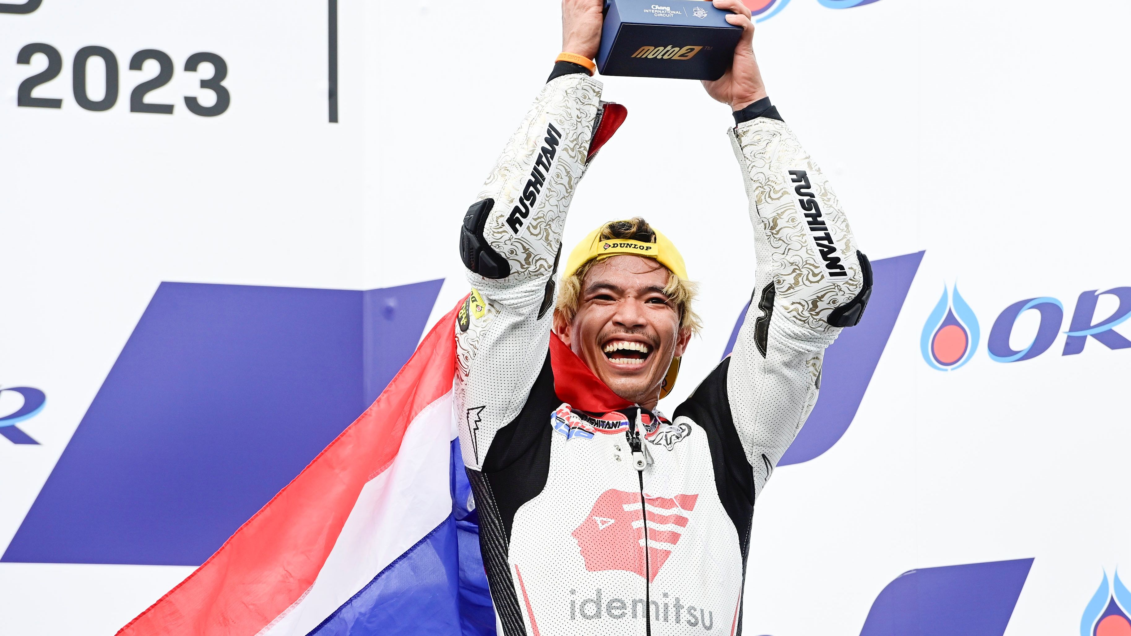 Somkiat Chantra logró el primer podio de un tailandés en su casa, Moto2 Tailandia 2023