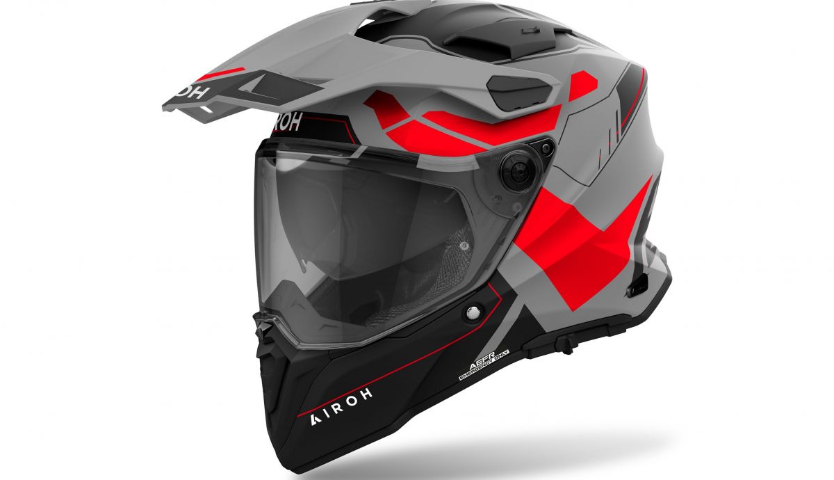 AIROH Commander 2 Reveal Red Matt B