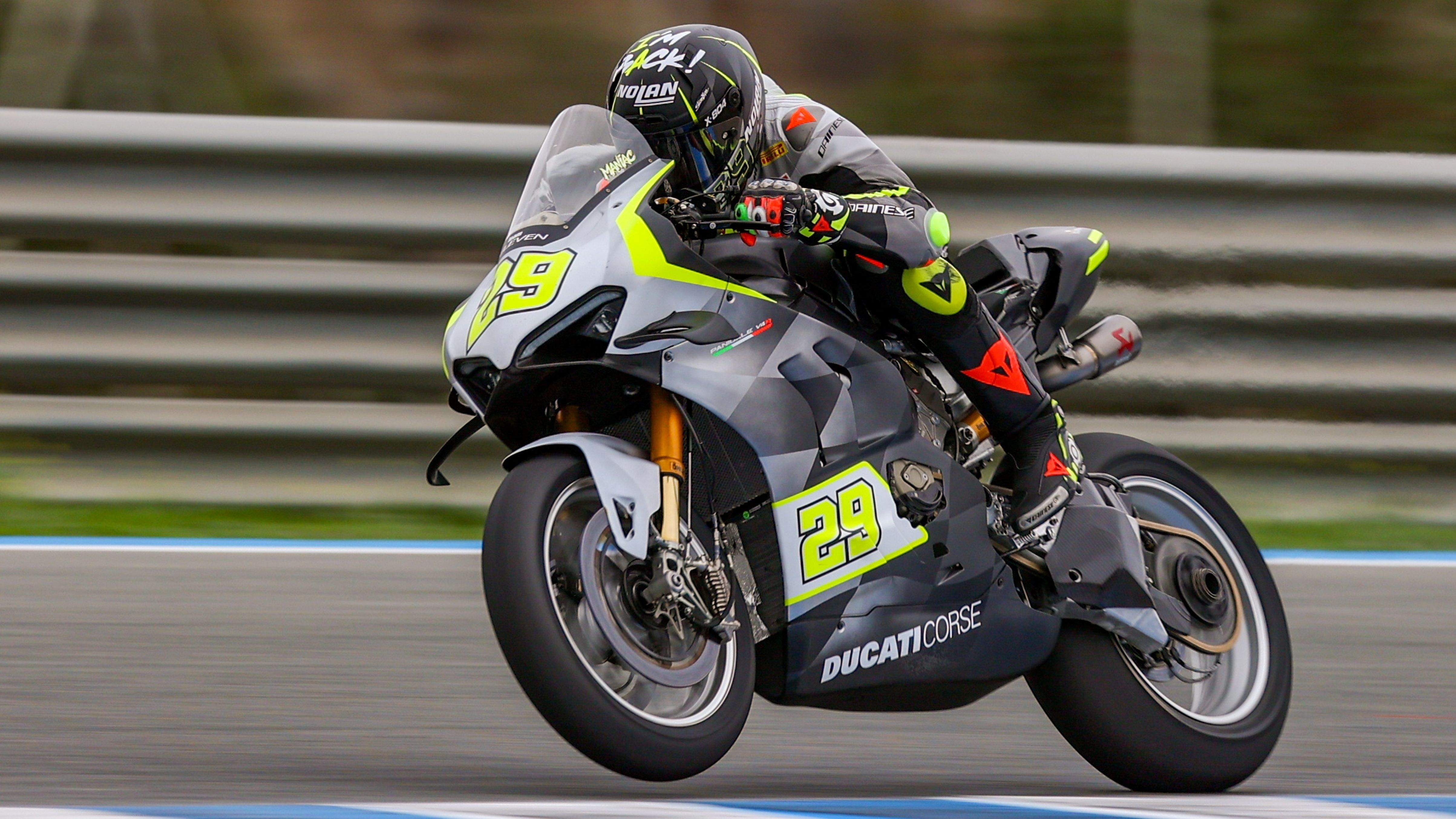 Andrea Iannone 3, test WSBK 2024 Jerez