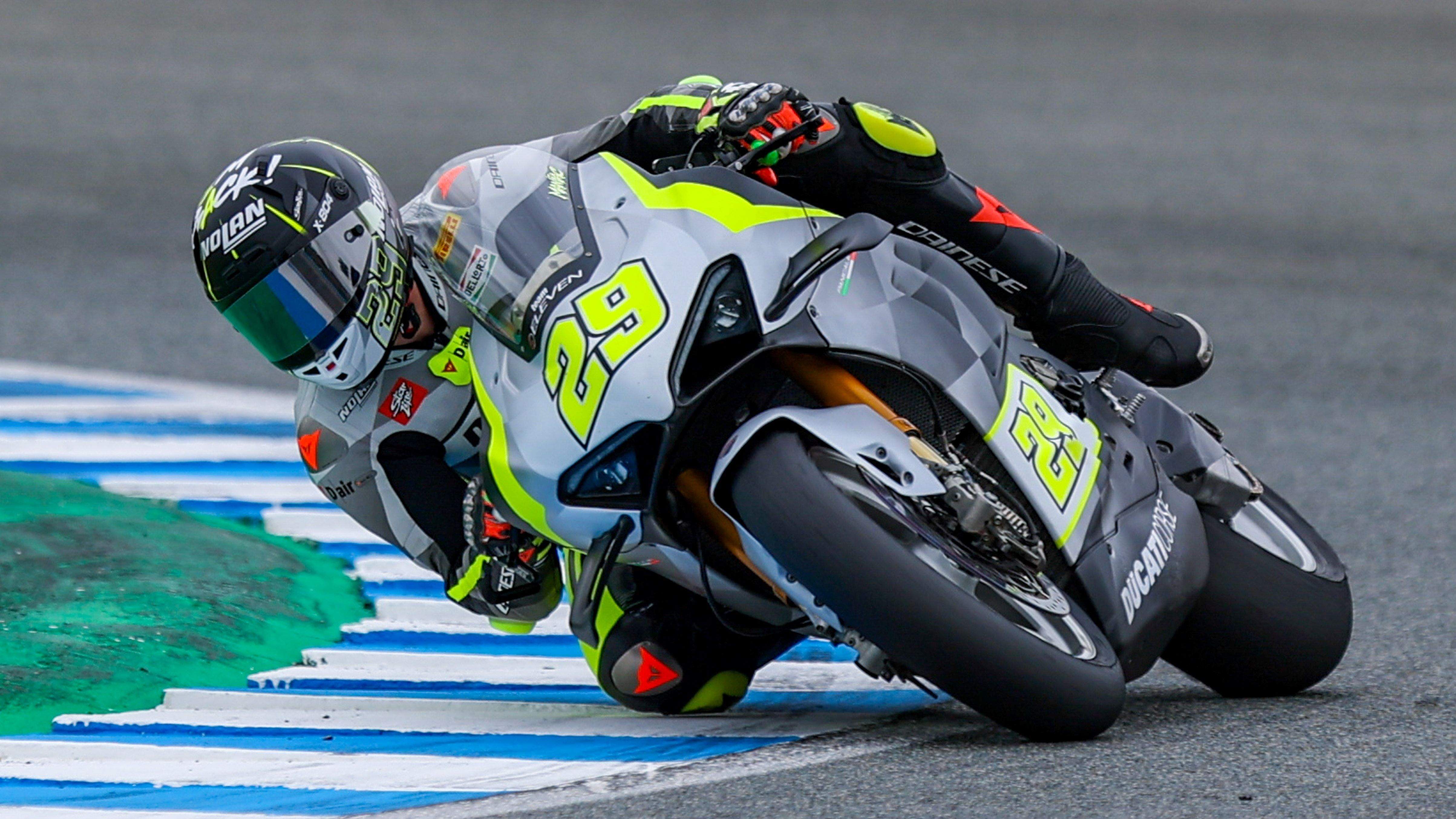 Andrea Iannone, test WSBK 2024 Jerez