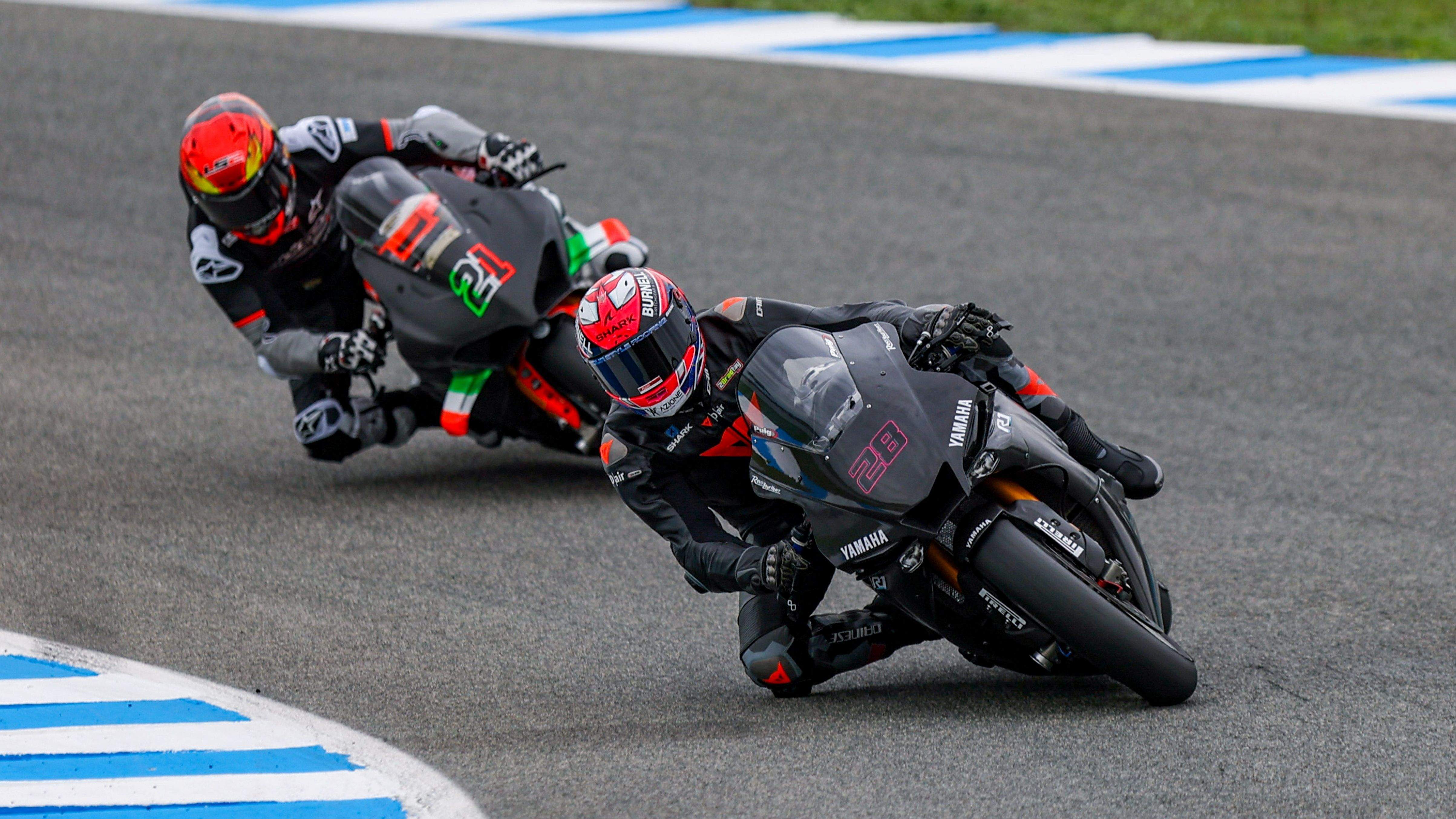 Bradley Ray y Michael Rinaldi, test WSBK 2024 Jerez