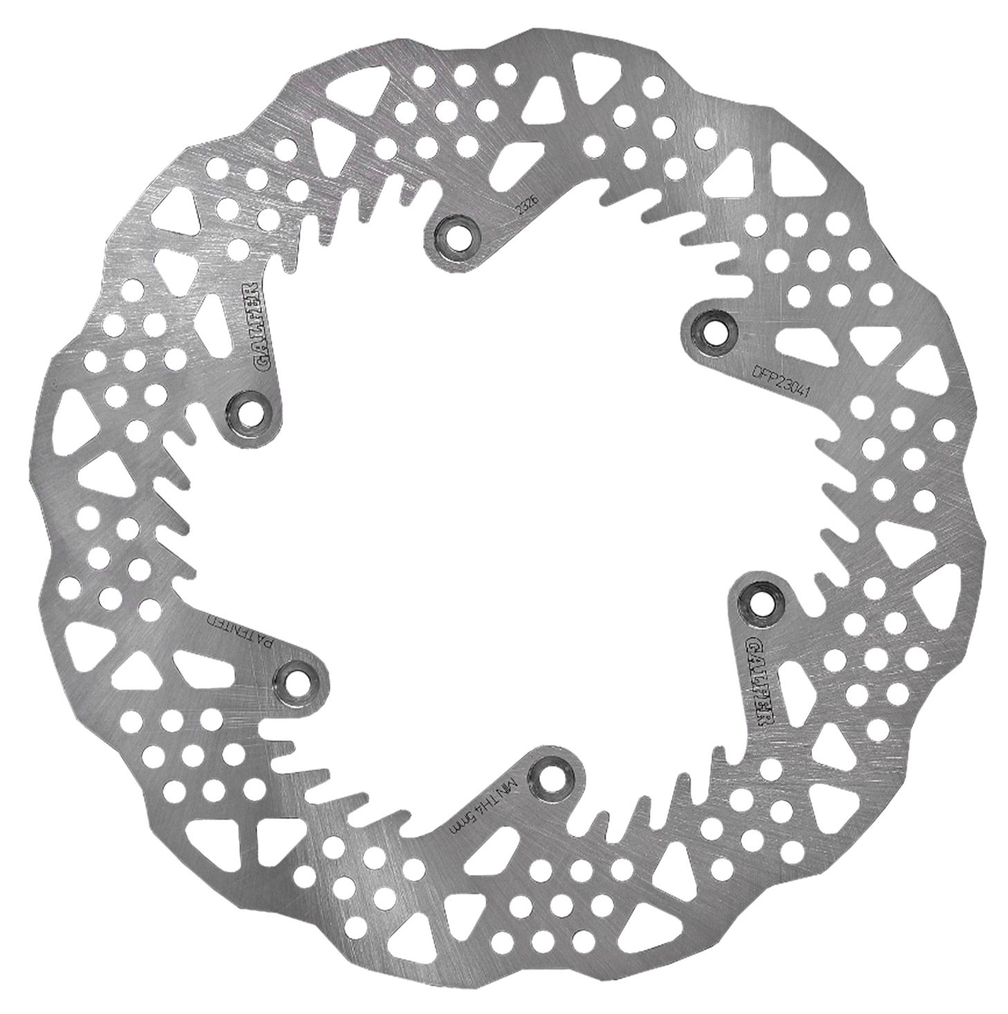 Galfer  "Disc Shark". Nuevo e innovador disco de freno trasero off road